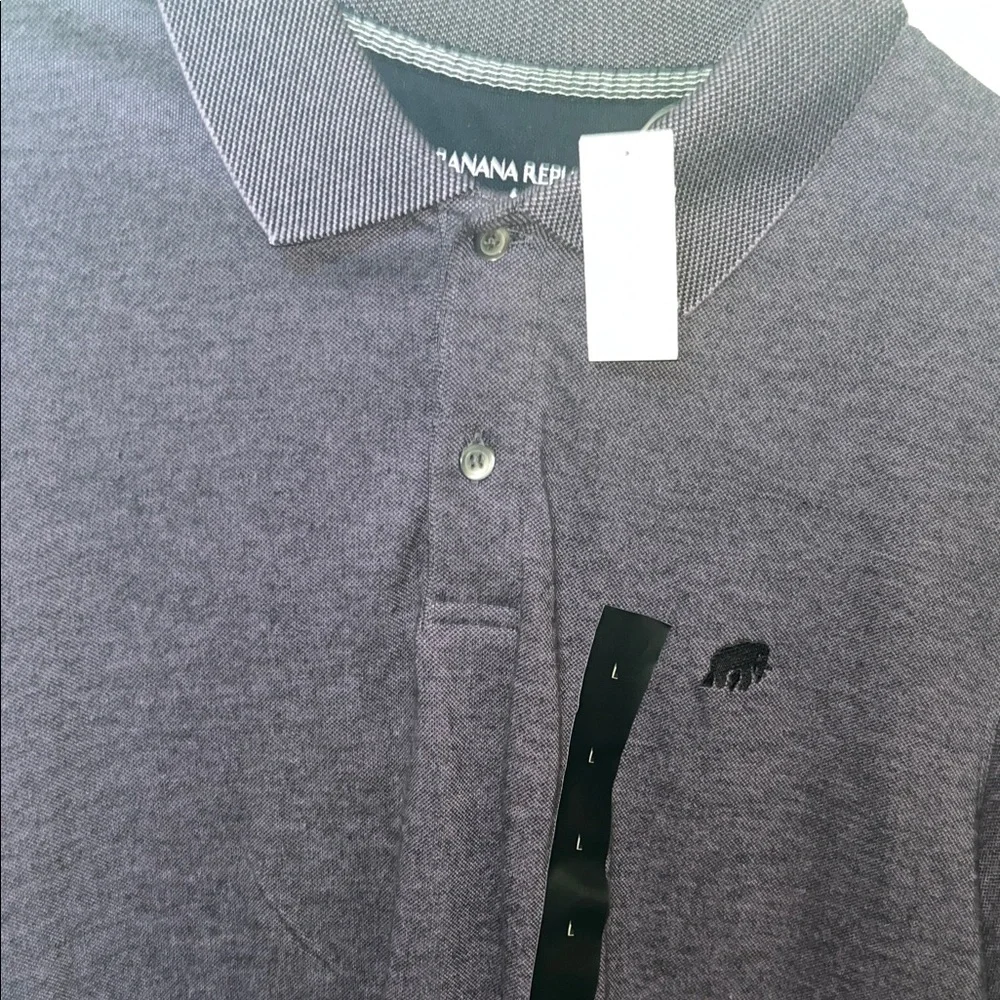 Banana Republic Men's Dark Purple Polo - Picture 4 of 4